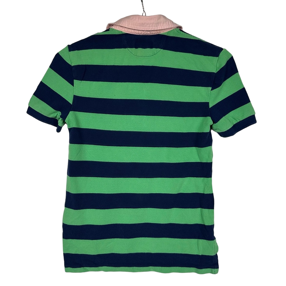 Ralph Lauren Kids Polo with Stripes and Bold Embroidered Logo Size Small 8 - Picture 3 of 4
